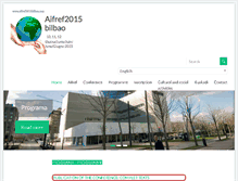 Tablet Screenshot of aifref2015bilbao.com